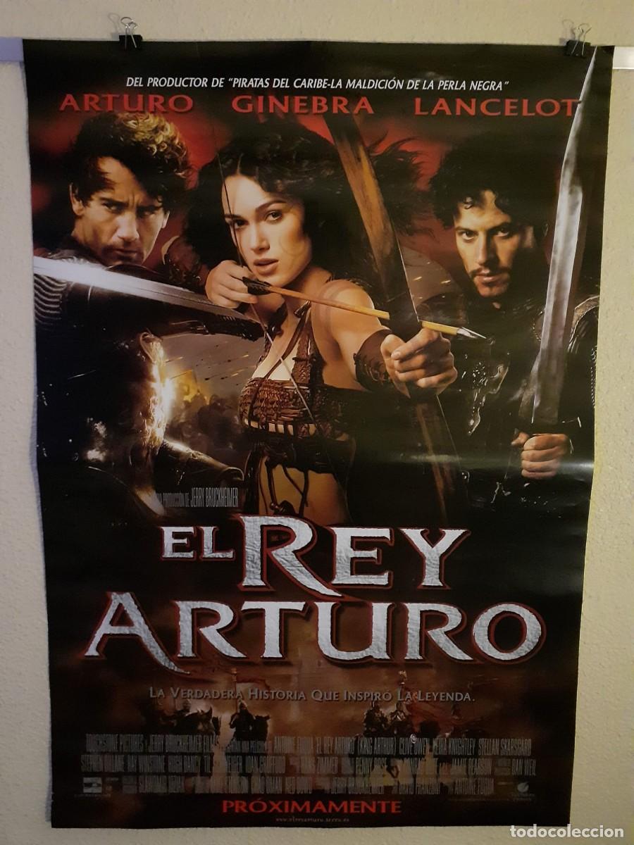 Cine: Cartel original de cine El Rey Arturo (2004) - 98x68 cm. Impecable, sin uso.
