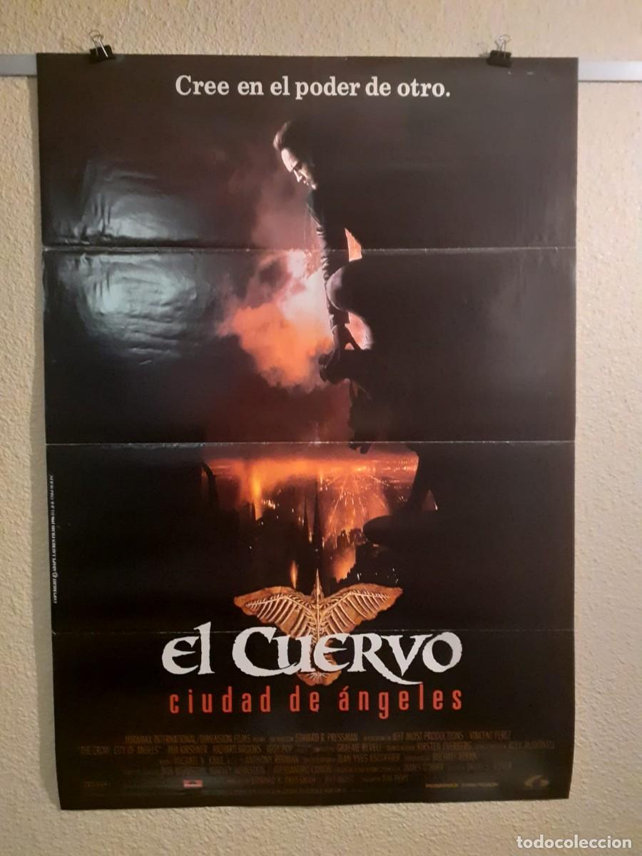 Cine: Cartel original cine El Cuervo: Ciudad de &Aacute;ngeles (1996) - Liquidaci&oacute;n