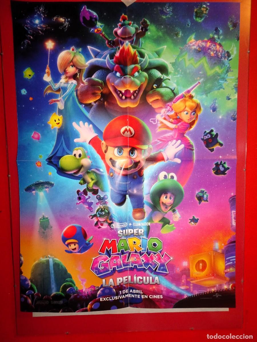 Cine: SUPER MARIO GALAXY POSTER CARTEL PEL&Iacute;CULA 40,5 X 56,5 CM