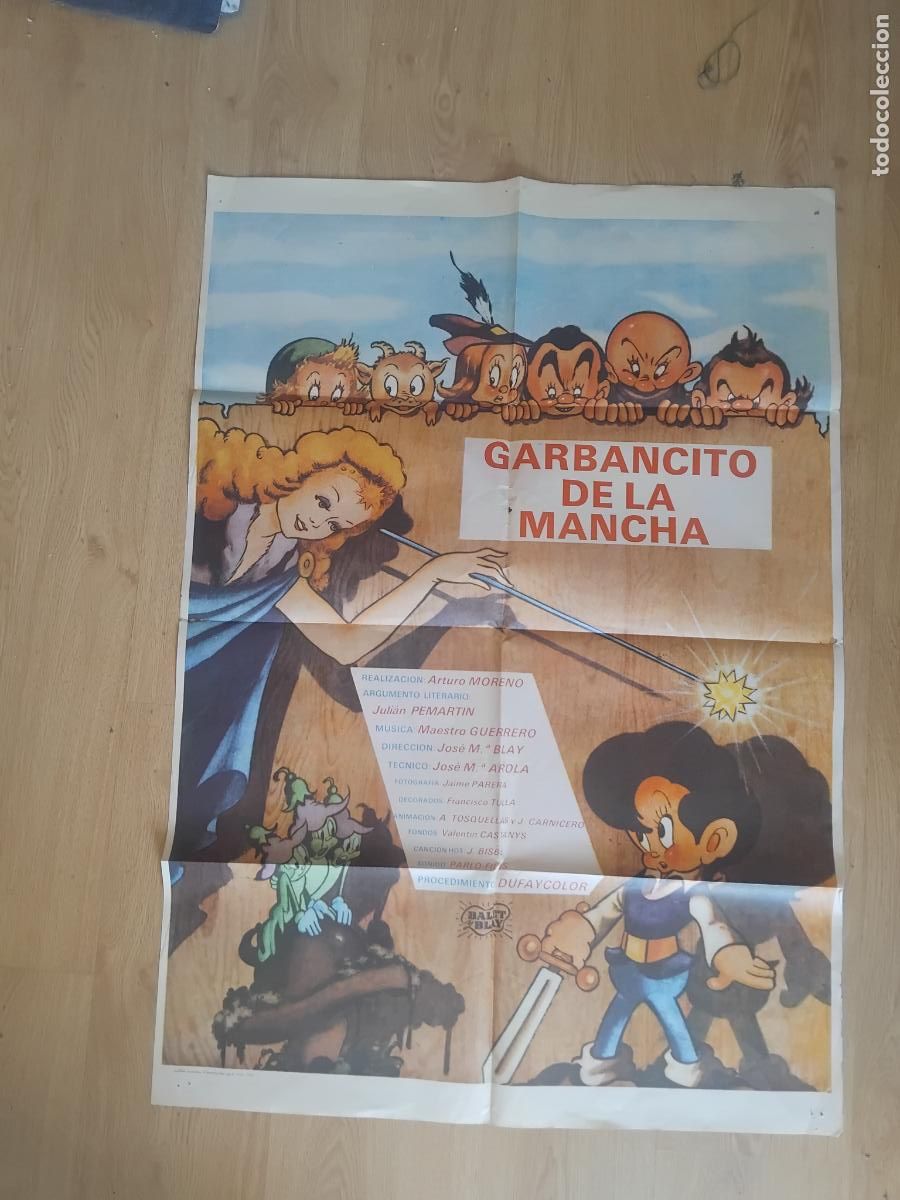 Cine: GARBANCITO DE LA MANCHA. CARTEL POSTER DE CINE ORIGINAL. 100X70