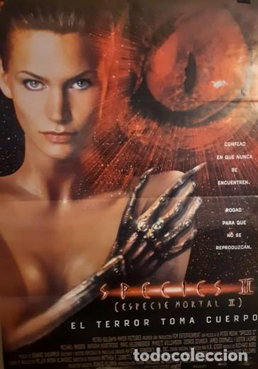 Cine: Cartel Original Cine Species II (1998) Especie Mortal II. H.R. Giger 68x98 cm