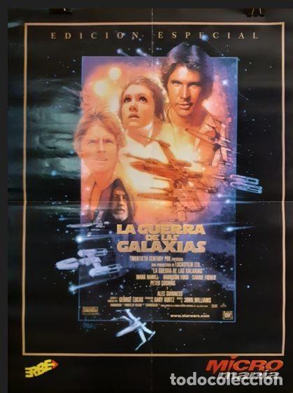 Cine: P&oacute;ster original Star Wars Edici&oacute;n Especial (1997) Revista Microman&iacute;a ERBE 43x57 cm