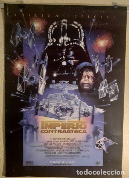 Cine: Cartel original cine Star Wars El Imperio Contraataca (1997) Edici&oacute;n Especial 70x100