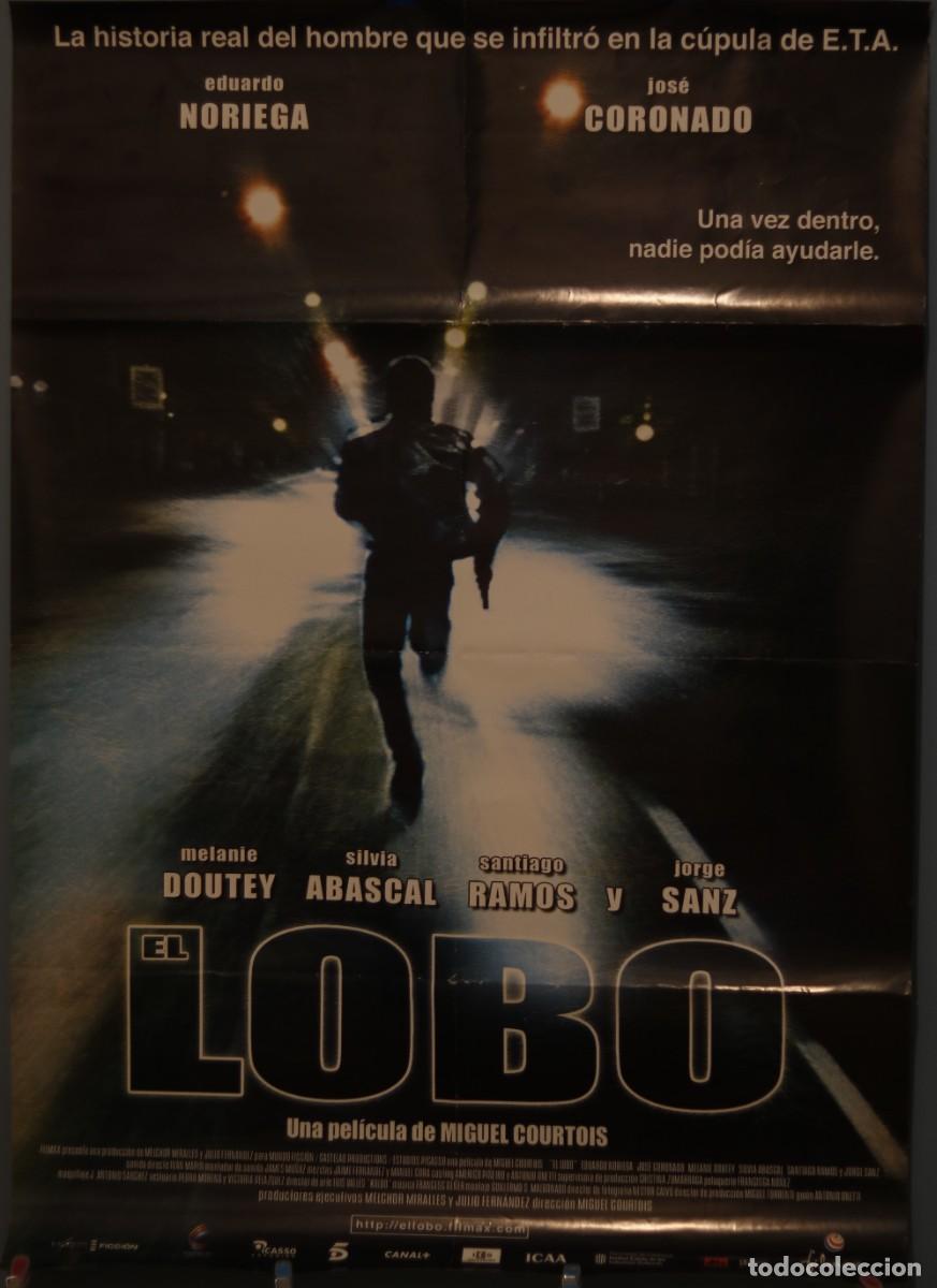 Cine: EL LOBO - EDUARDO NORIEGA - JOS&Eacute; CORONADO - CARTEL DE CINE 70x100