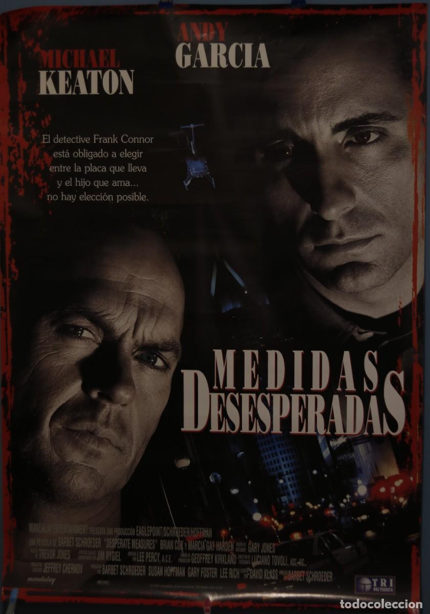 Cine: MEDIDAS DESESPERADAS - MICHAEL KEATON - ANDY GARC&Iacute;A - CARTEL CINE 70x100