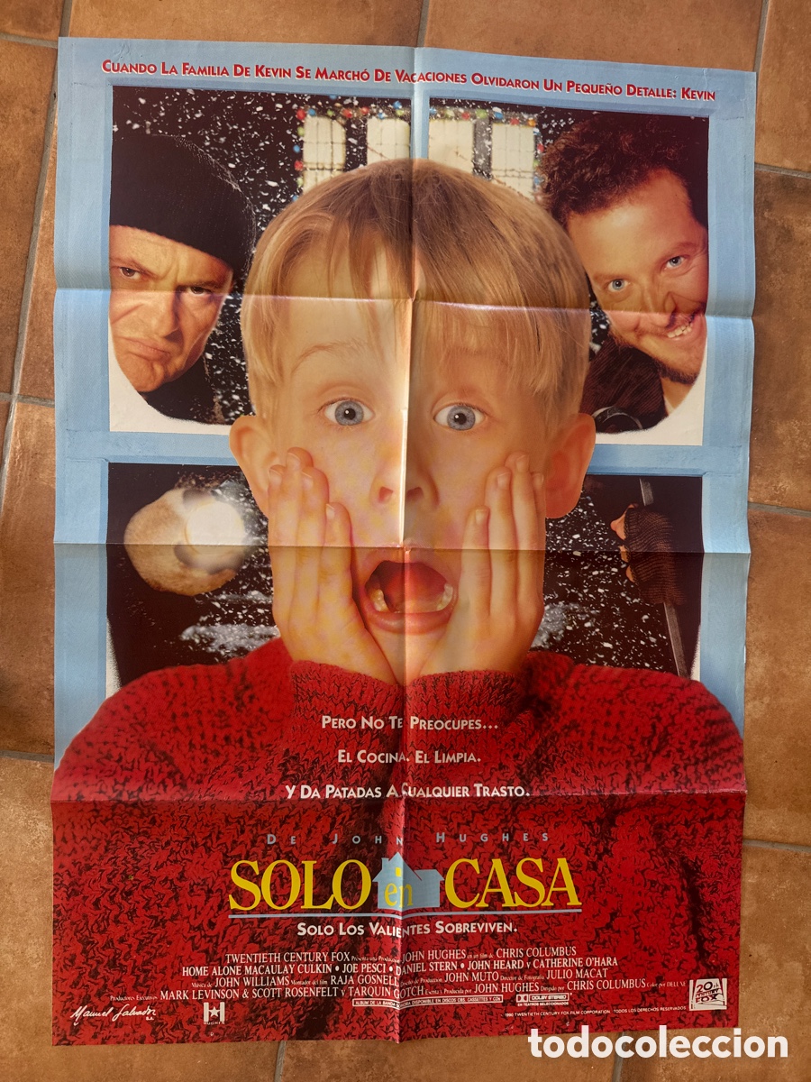 Cine: SOLO EN CASA POSTER ORIGINAL ESTRENO