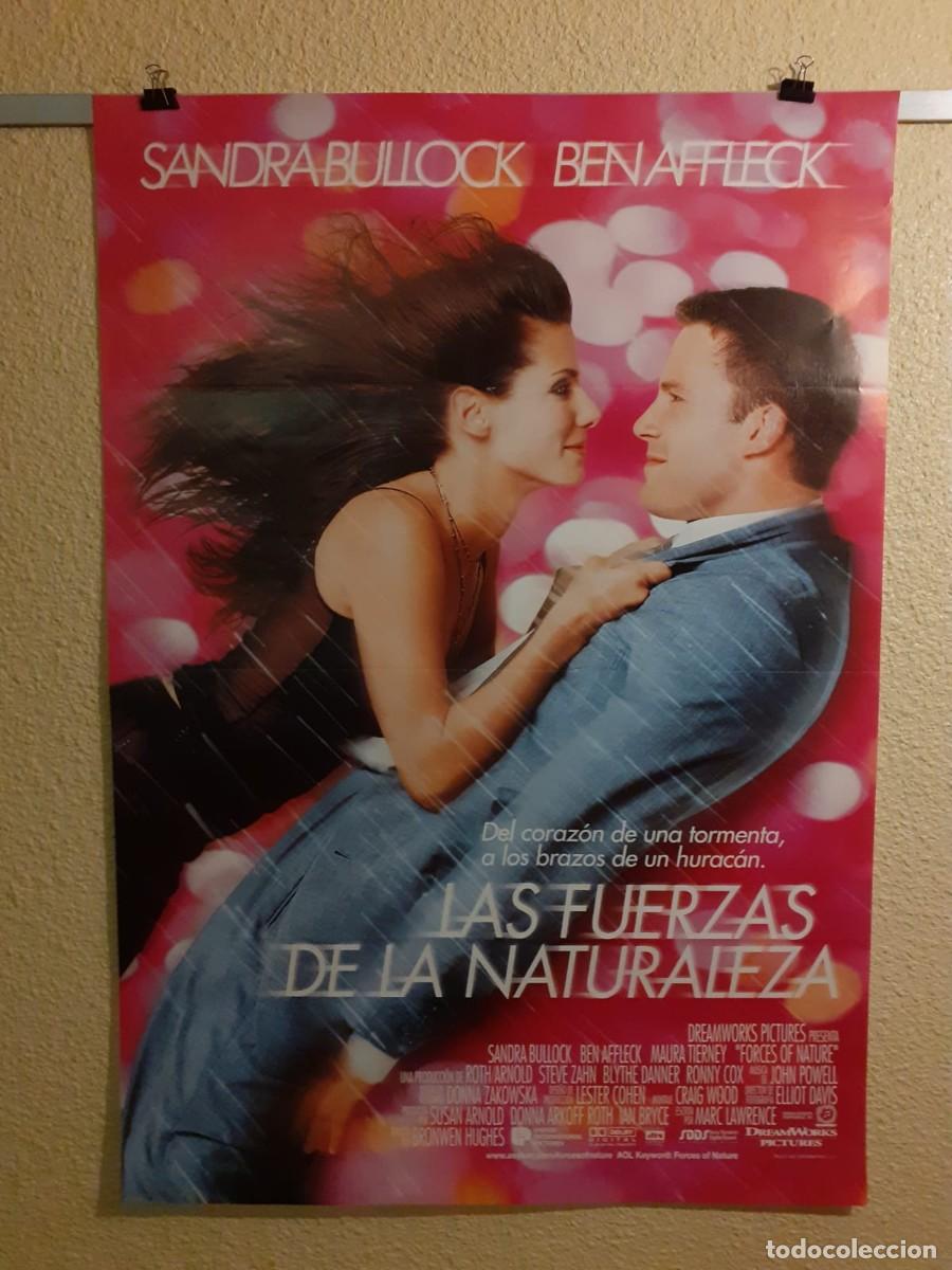 Cine: Cartel Original Las Fuerzas de Naturaleza (1999) Sandra Bullock y Ben Affleck