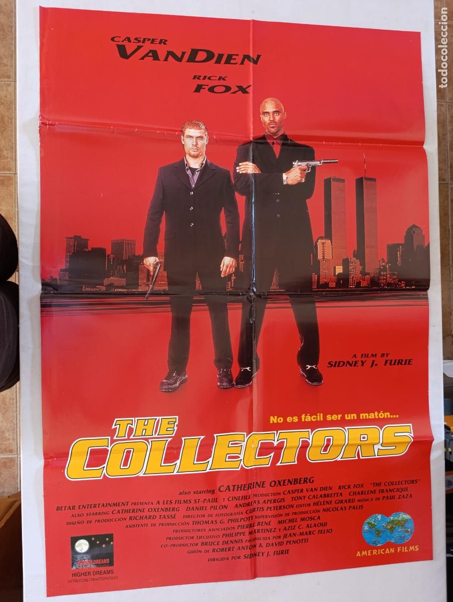 Cine: POSTER ORIGINAL THE COLLECTORS - 98 X 68 CM - CASPER VAN DIEN (385)