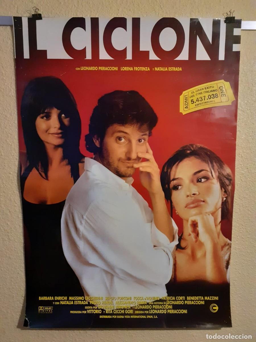 Cine: Cartel Original cine Il Ciclone (1996) Leonardo Pieraccioni 100x70 cm