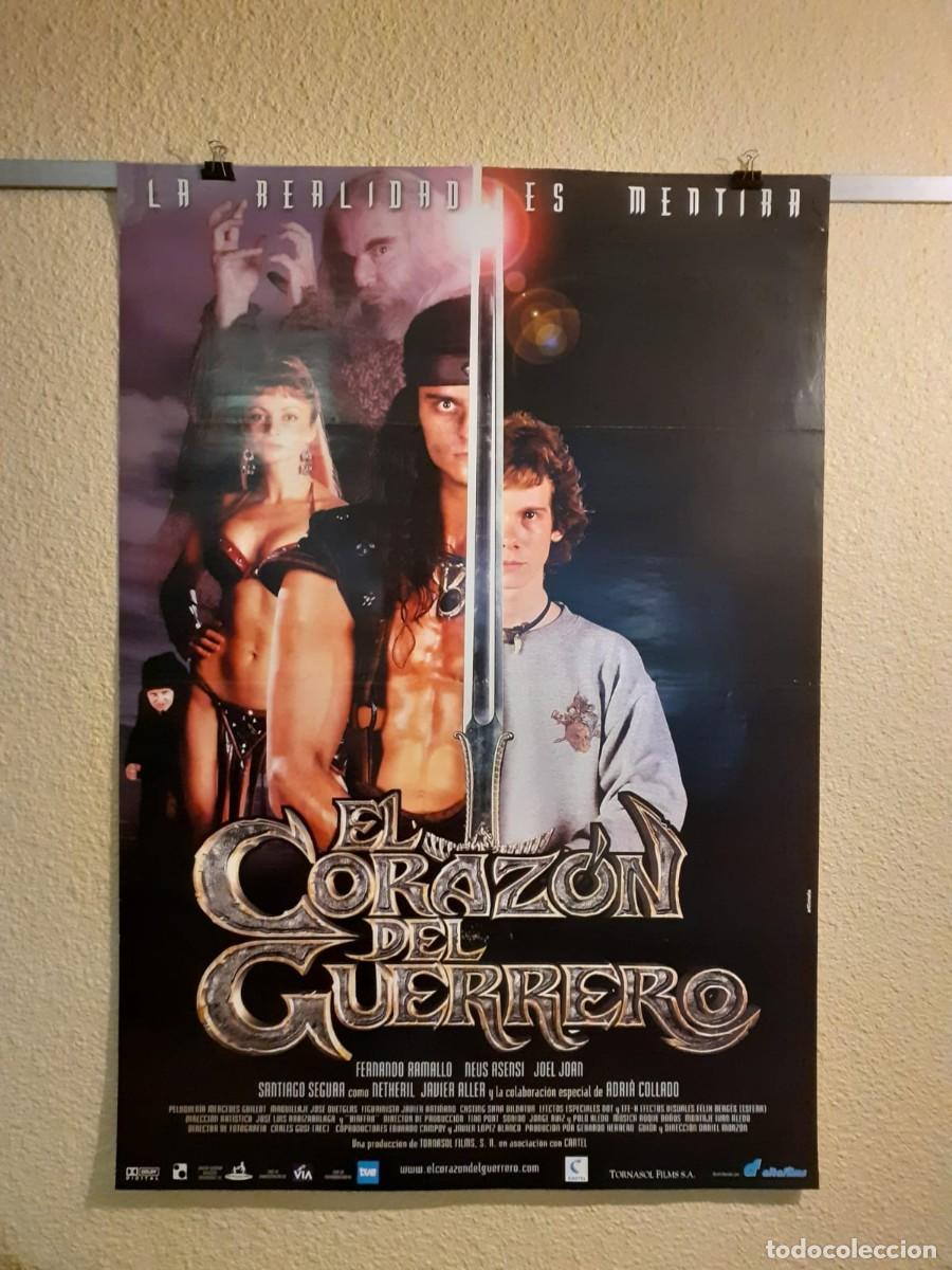 Cine: Cartel Original cine El Coraz&oacute;n del Guerrero (2000) Daniel Monz&oacute;n 100x70