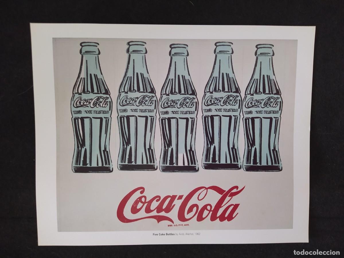 Cine: Five Coke bottles andy warhol cartel p&oacute;ster 43x34 cms