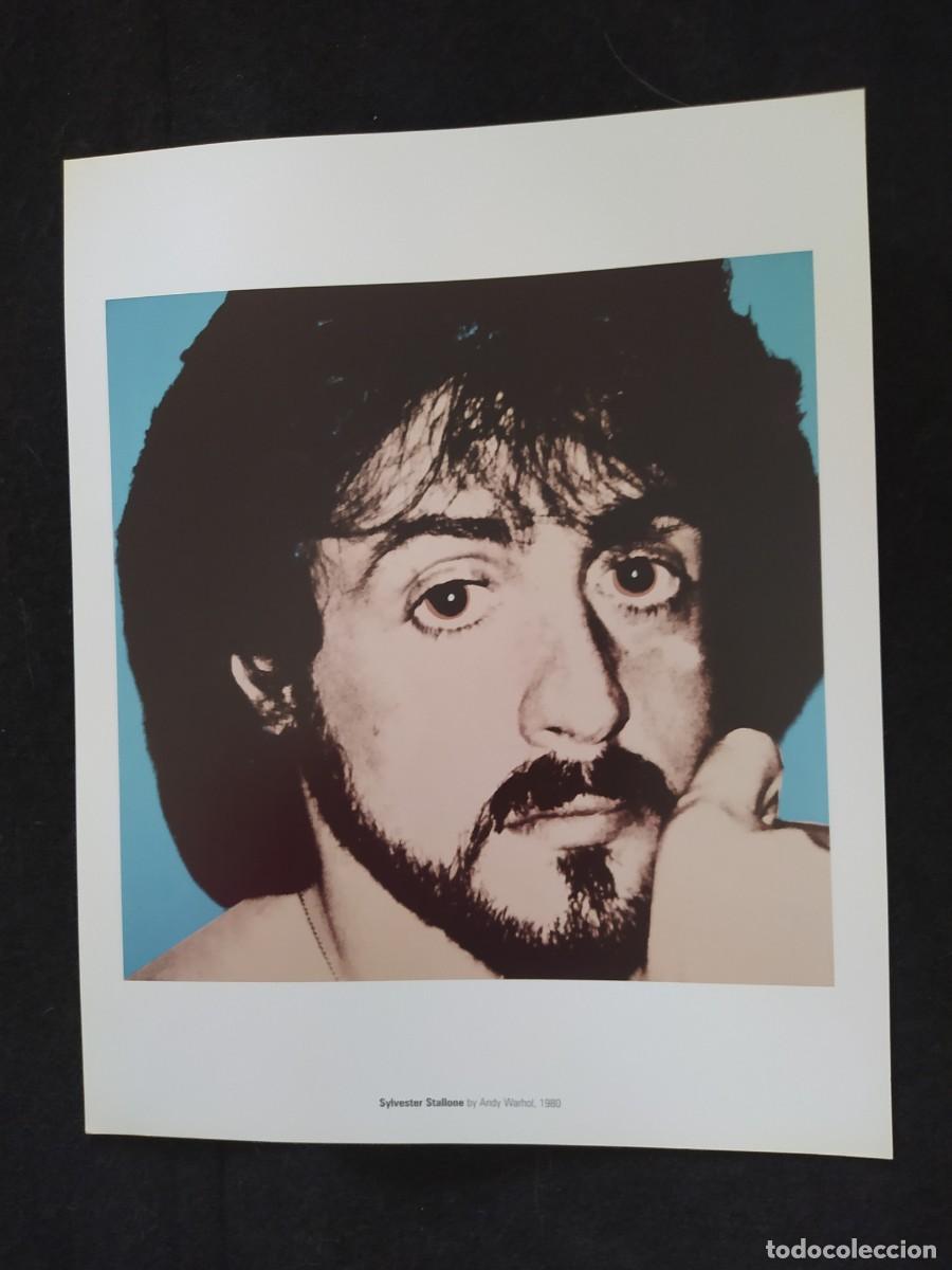 Cine: Sylvester Stallone andy warhol cartel p&oacute;ster 43x34 cms