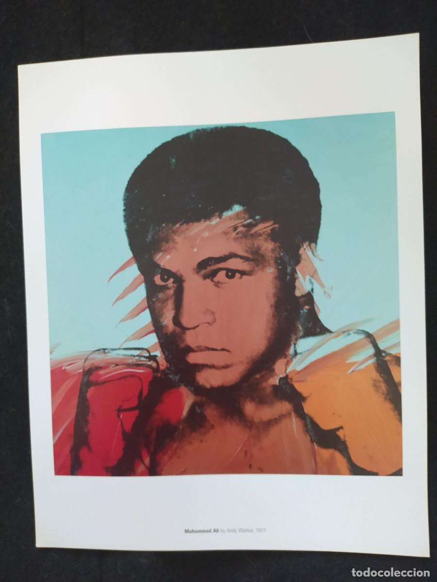 Cine: Muhammad Ali andy warhol cartel p&oacute;ster 43x34 cms