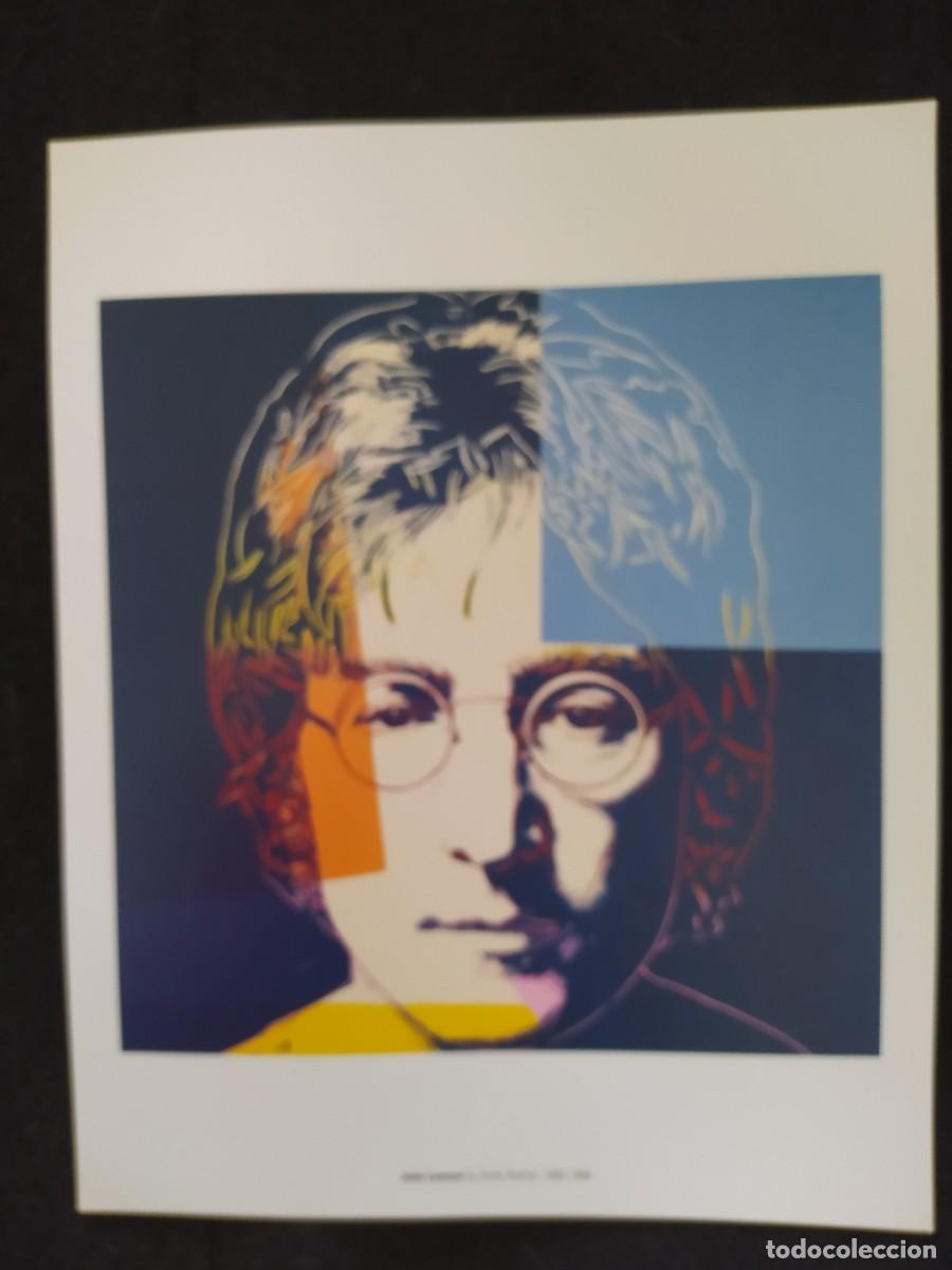 Cine: John Lennon andy warhol cartel p&oacute;ster 43x34 cms