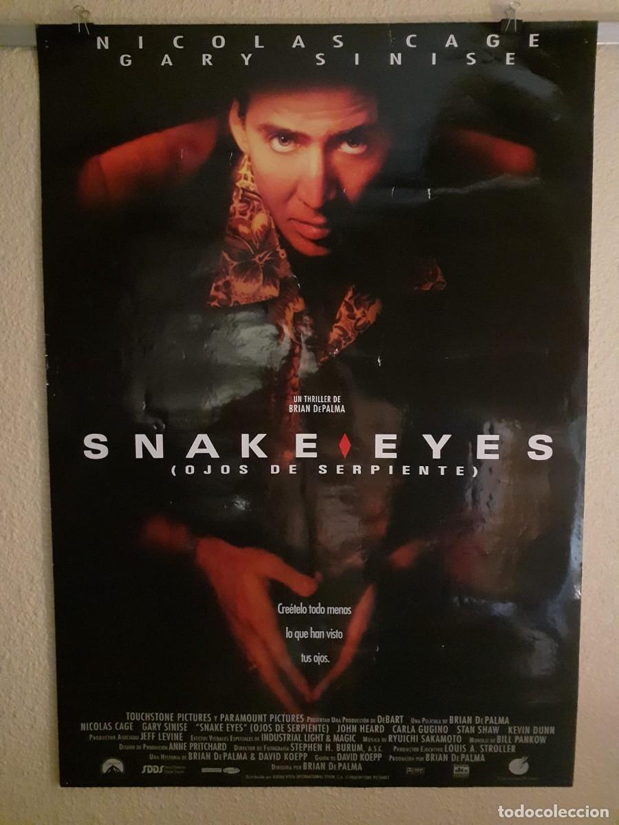 Cine: Cartel Original cine Snake Eyes (1998) Brian De Palma 98x68 cm
