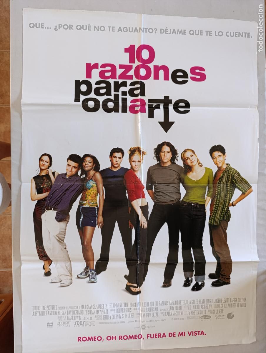 Cine: POSTER ORIGINAL 10 RAZONES PARA ODIARTE - 98 X 68 CM (388)