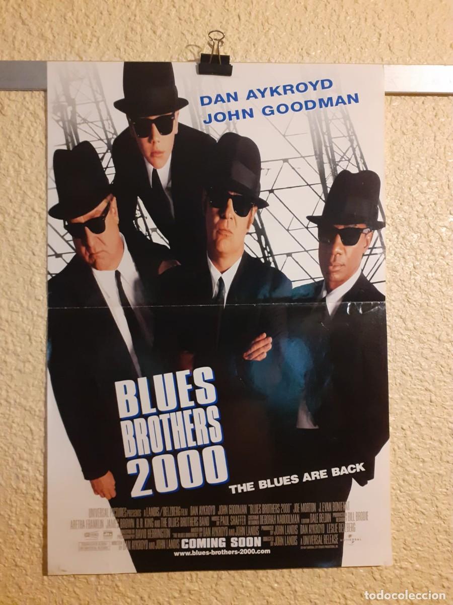 Cine: Mini Cartel Original cine Blues Brothers 2000 (1998) 43x29 cm
