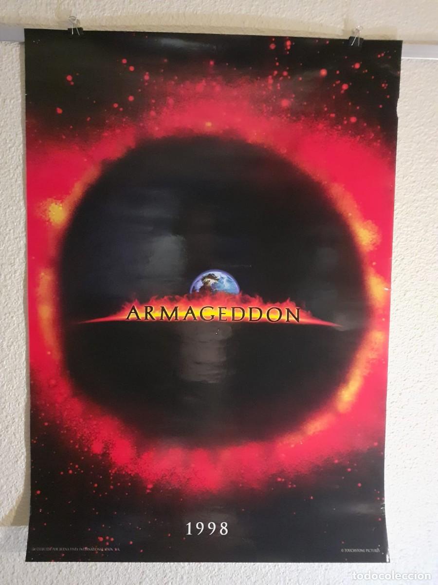 Cine: Cartel Original cine Armageddon (1998) Teaser Eclipse Solar 98x69 cm