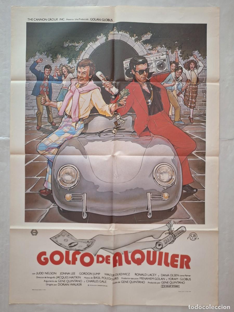 Cine: ANTIGUO CARTEL CINE GOLFO DE ALQUILER A&Ntilde;O 1984 RV C-1569