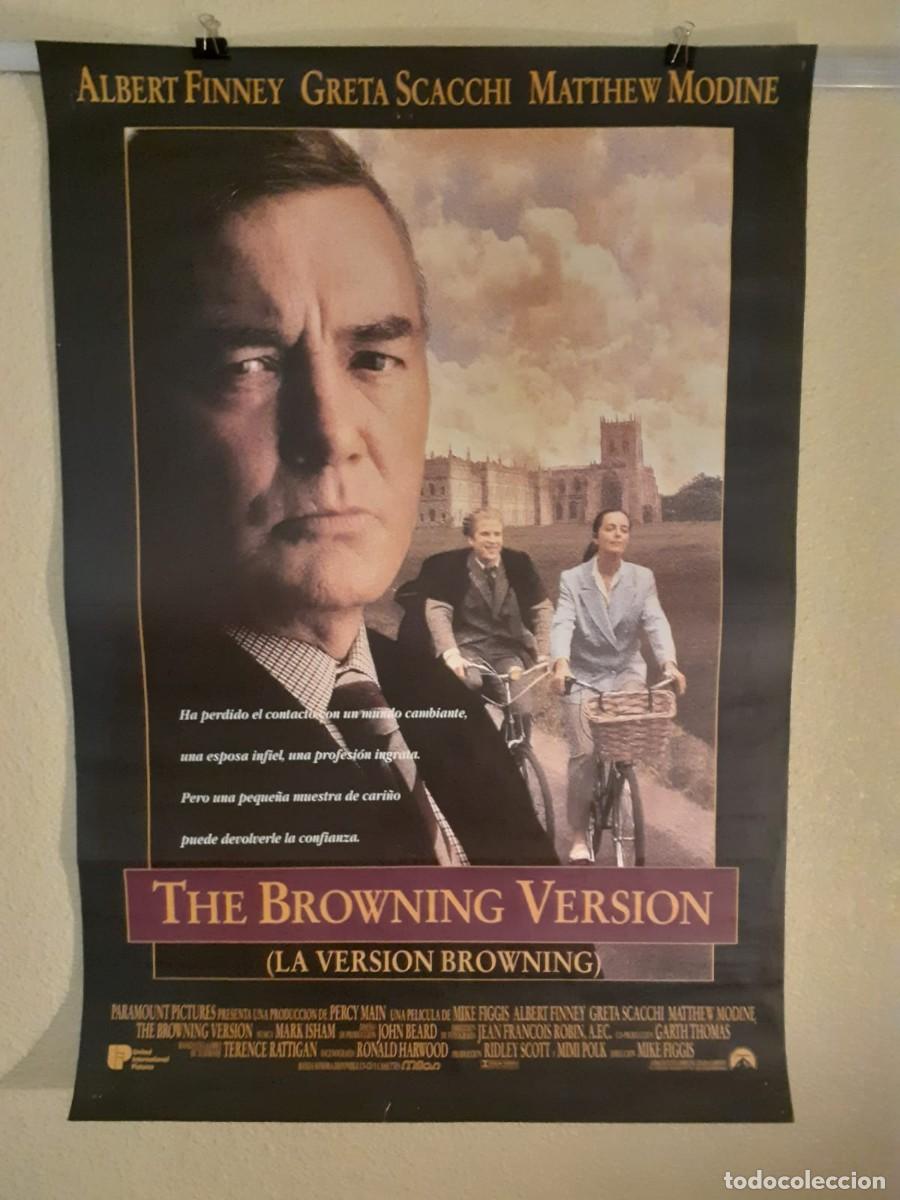 Cine: Cartel Original cine La version Browning (1994) Albert Finney 98x68