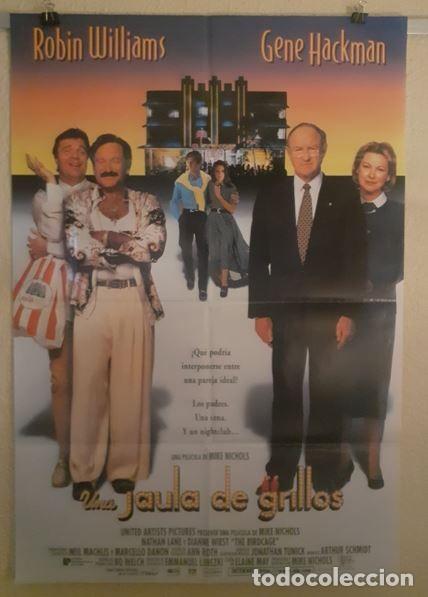 Cine: Cartel Original cine Una jaula de grillos (1996) Williams Hackman 98x68