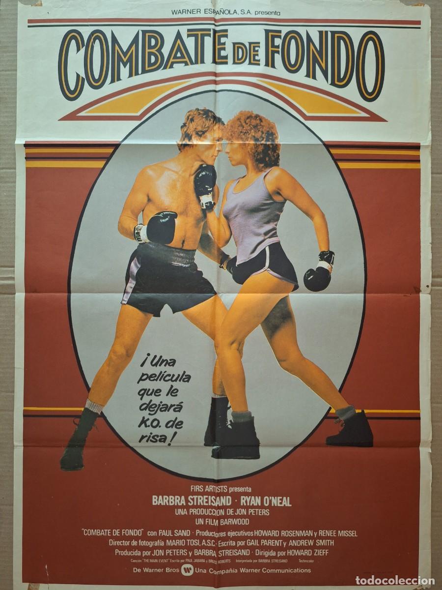 Cine: CARTEL CINE PELICULA COMBATE DE FONDO BARBRA STREISAND RYAN O'NEAL A&Ntilde;O 1979 A 304