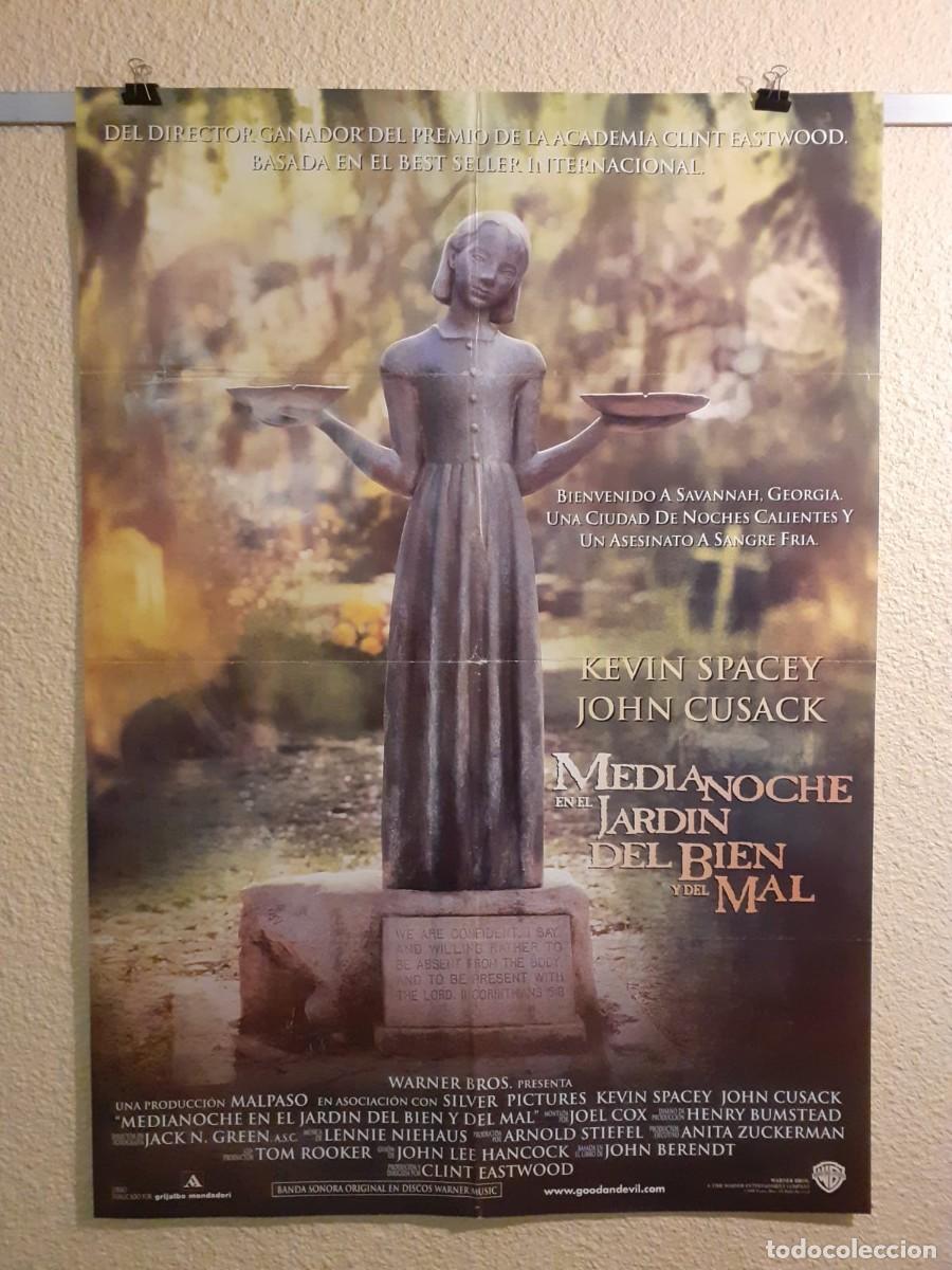 Cine: Cartel Original cine Medianoche en el jardin del bien y del mal (1997) Clint Eastwood 96x68 cm