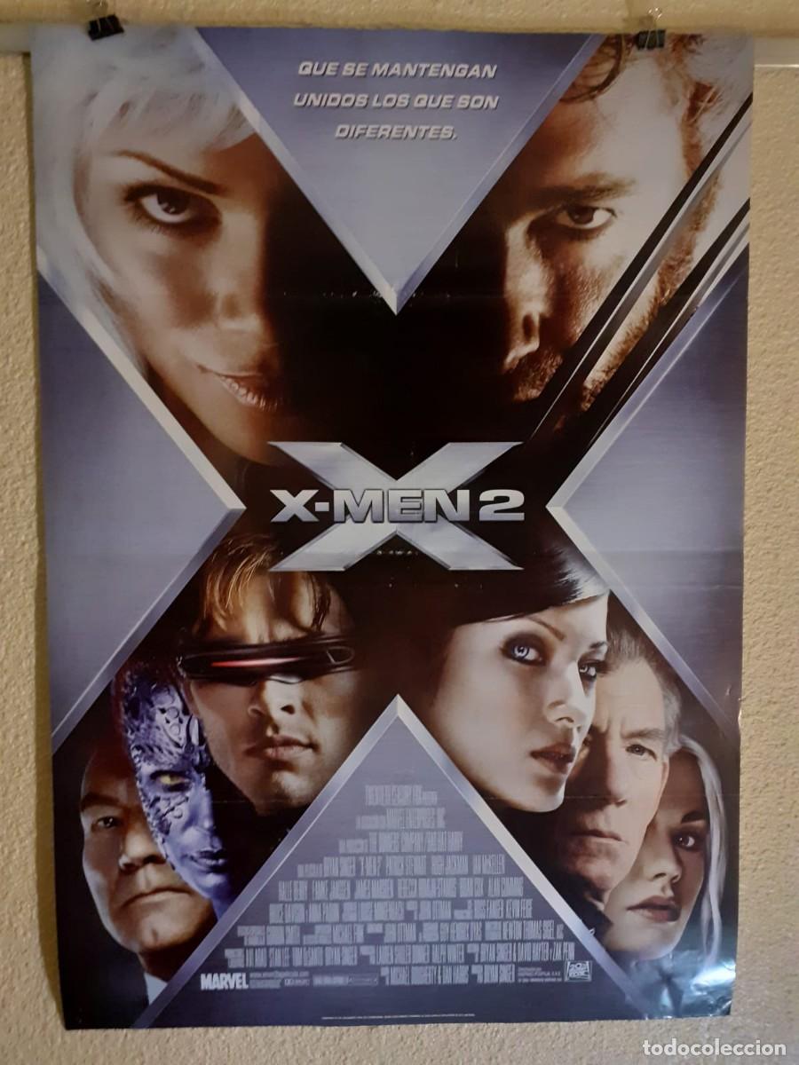 Cine: Cartel Original cine X-MEN 2 (2003) Secuela Marvel 98x68 cm