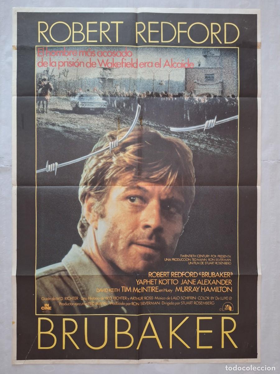 Cine: ANTIGUO CARTEL CINE BRUBAKER ROBERT REDFORD RV C-1540