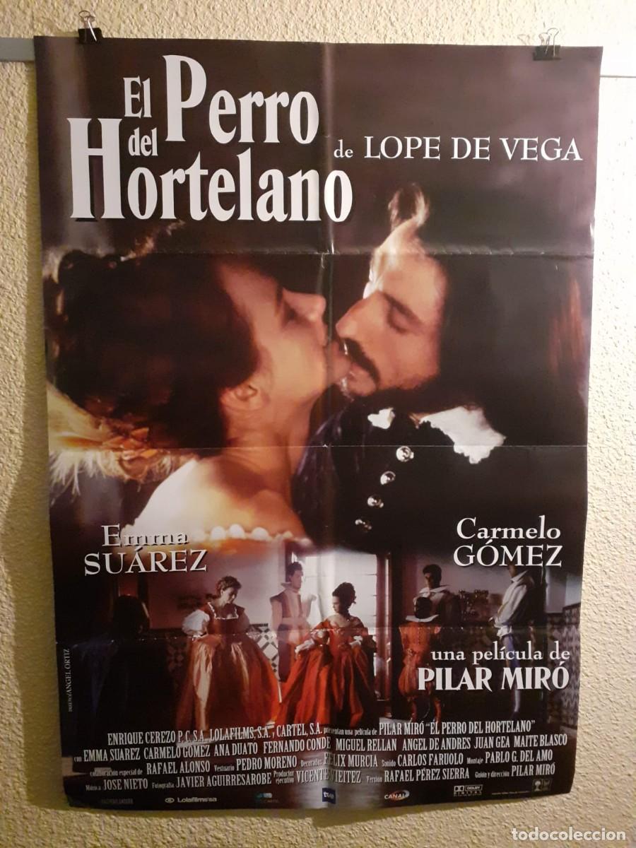 Cine: Cartel Original cine El Perro Del Hortelano (1996) Pilar Mir&oacute; 98x68