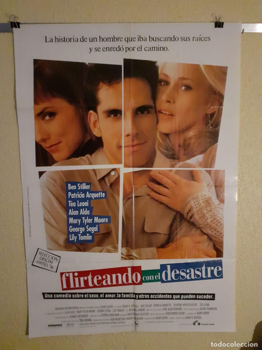 Cine: Cartel Original Cine Flirteando Con El Desastre 1996 Ben Stiller 100x70