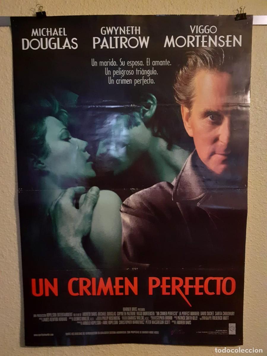 Cine: Cartel Original Cine Un Crimen Perfecto 1998 Michael Douglas 98x68