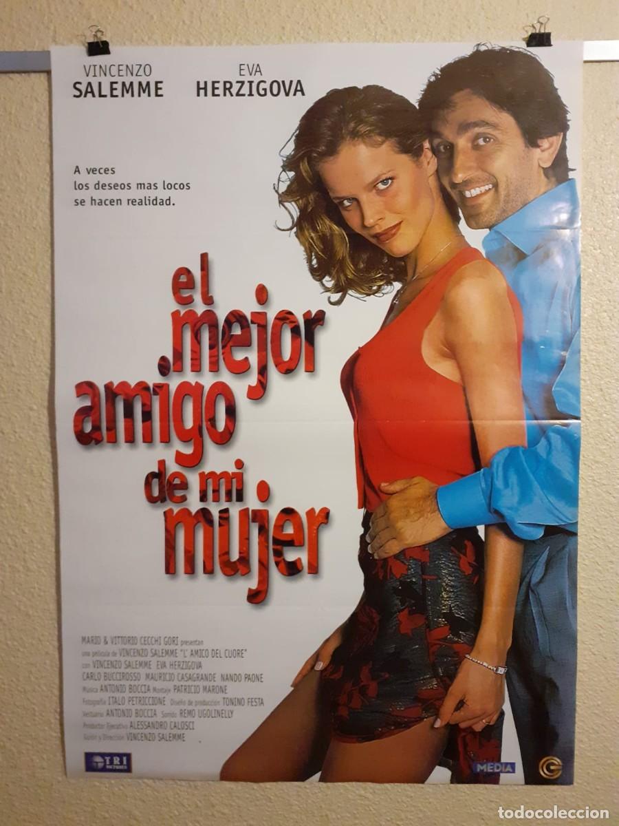 Cine: Cartel Original Cine El Mejor Amigo De Mi Mujer 1998 Eva Herzigova 98x68