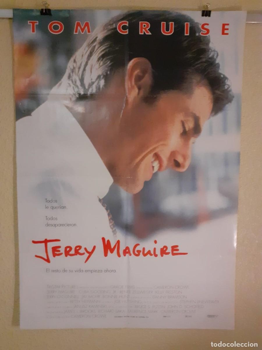 Cine: Jerry Maguire (1996) Cartel Original de Cine Doble Cara 96x67 cm Tom Cruise