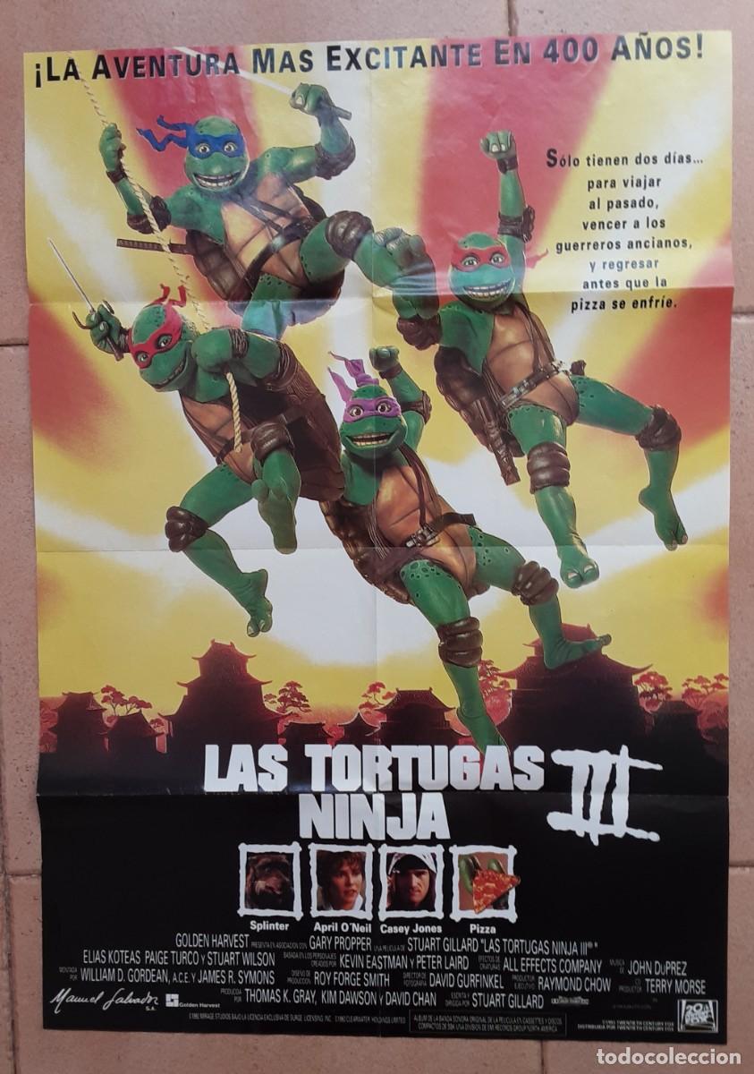 Cine: LAS TORTUGAS NINJA III, ELIAS KOTEAS, PAIGE TURCO, STUART WILSON.
