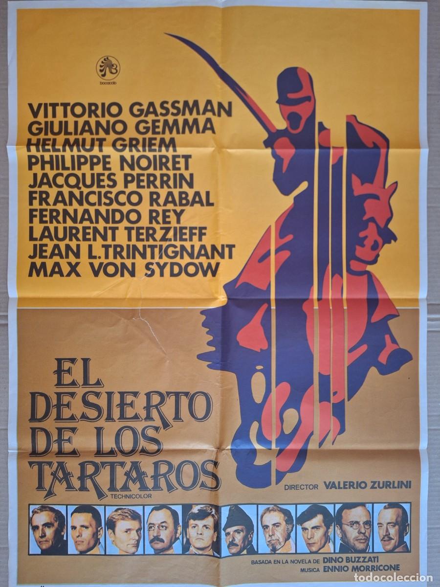 Cine: CARTEL CINE PELICULA EL DESIERTO DE LOS TARTAROS VITTORIO GASSMAN A&Ntilde;O 1977 A 312