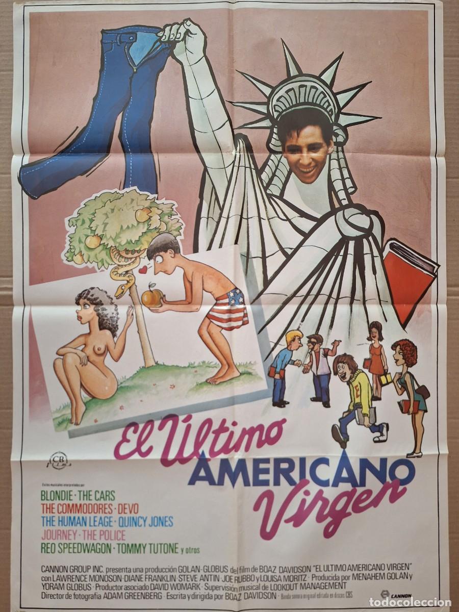 Cine: CARTEL CINE PELICULA EL ULTIMO AMERICANO VIRGEN A&Ntilde;O 1980 A 313