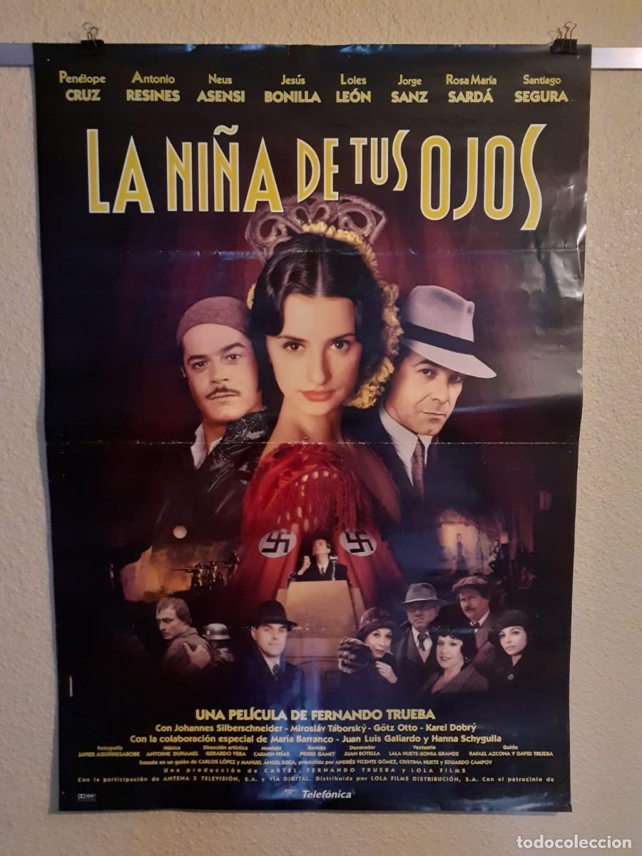 Cine: La Ni&ntilde;a de Tus Ojos 1998 Cartel Original Cine Pen&eacute;lope Cruz