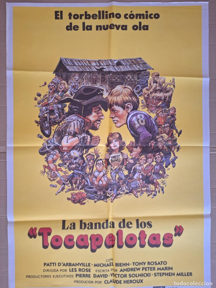 Cine: CARTEL CINE PELICULA LA BANDA DE LOS TOCAPELOTAS MICHAEL BIEHN A&Ntilde;O 1980 A 322