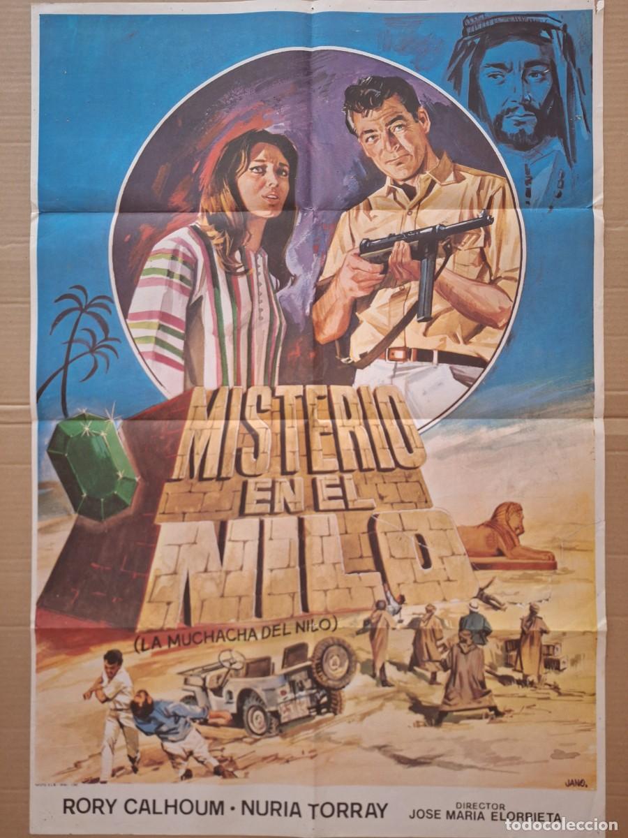 Cine: CARTEL CINE PELICULA MISTERIO EN EL NILO ILUSTRA JANO A&Ntilde;O 1980 A 329