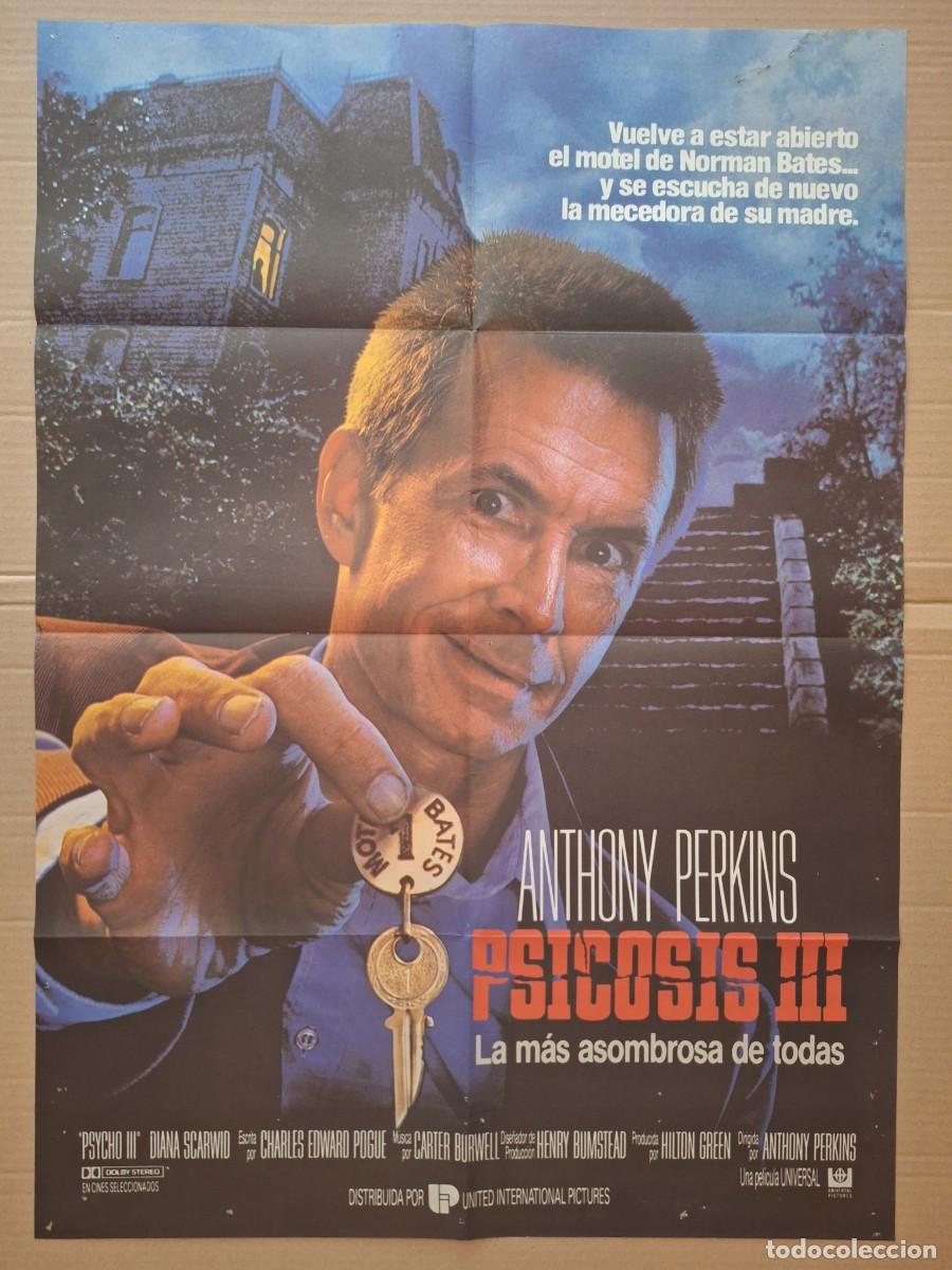 Cine: CARTEL CINE PELICULA PSICOSIS III ANTHONY PERKINS A 331