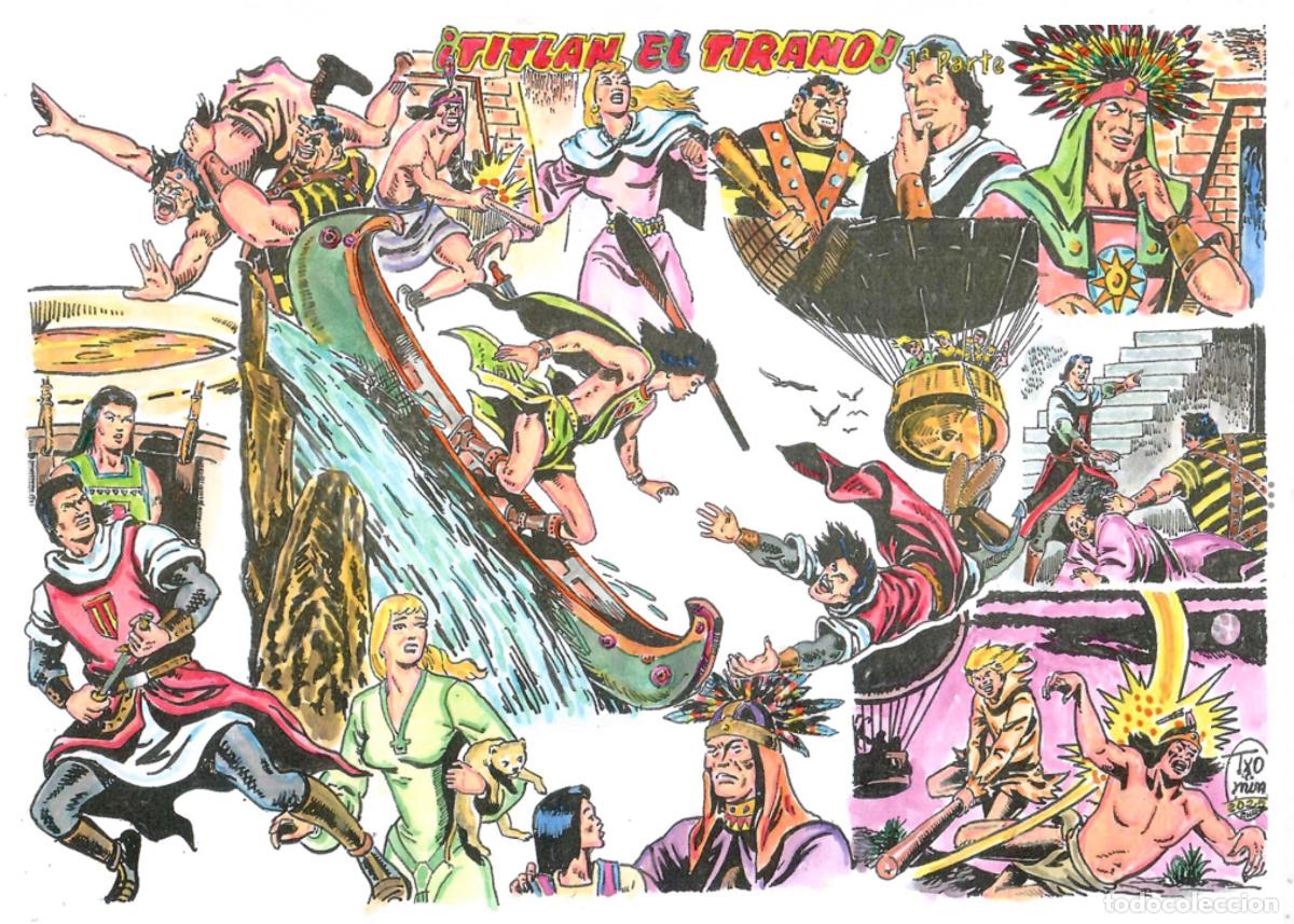 Cine: Poster DIN 4 numero 1652 :Titlan el tirano (El Capitan Trueno) -