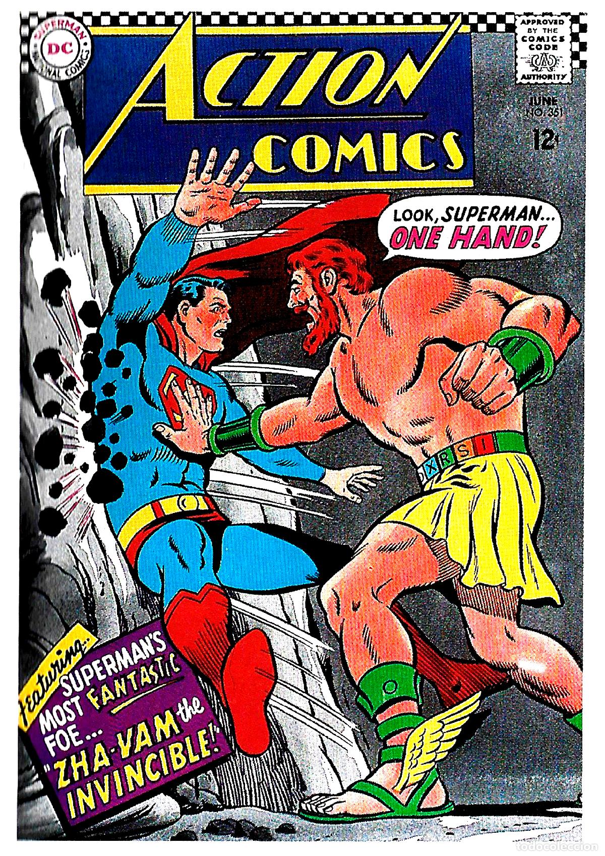 Cine: Poster DIN 4 numero 1658 :Superman numero 351 en ACTION COMICS -