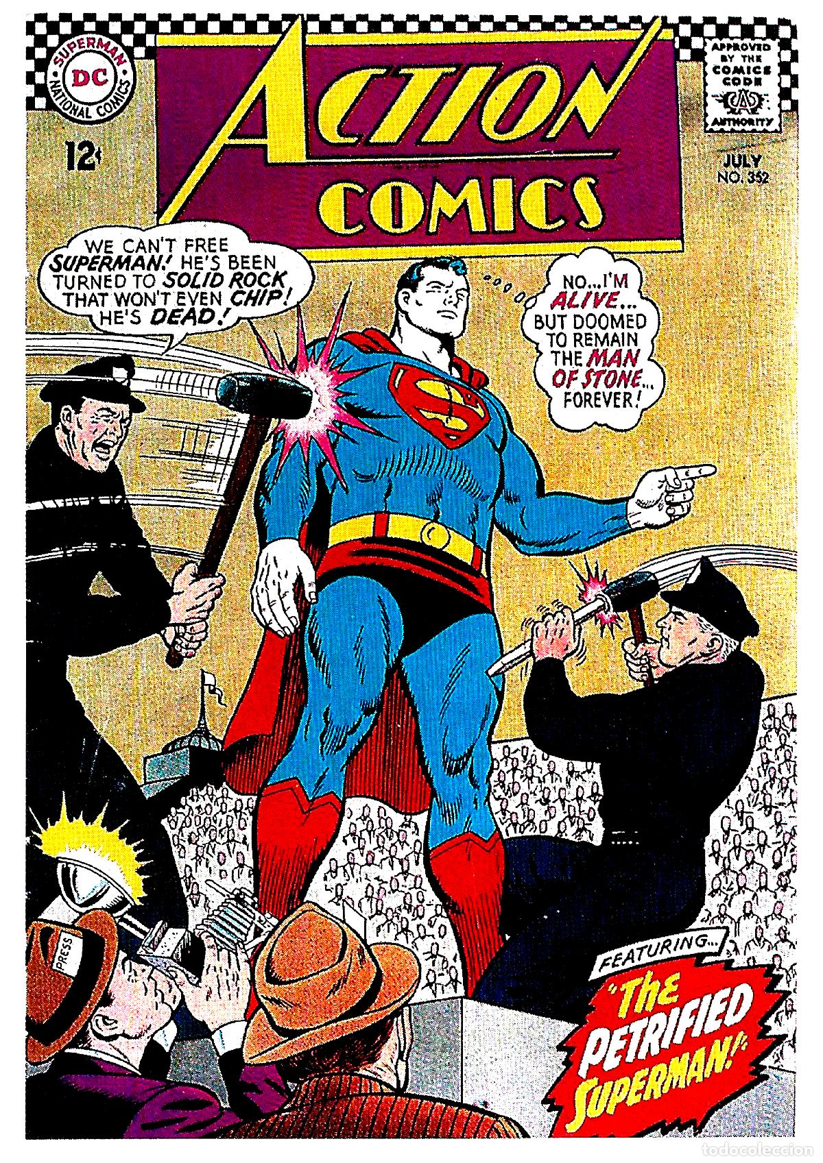 Cine: Poster DIN 4 numero 1657 :Superman numero 352 en ACTION COMICS -