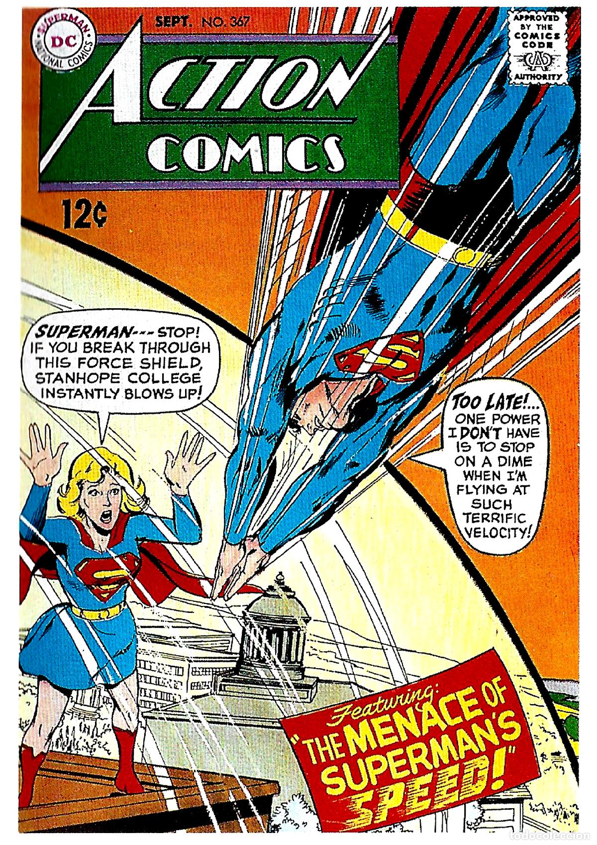 Cine: Poster DIN 4 numero 1671 :Superman numero 367 en ACTION COMICS -