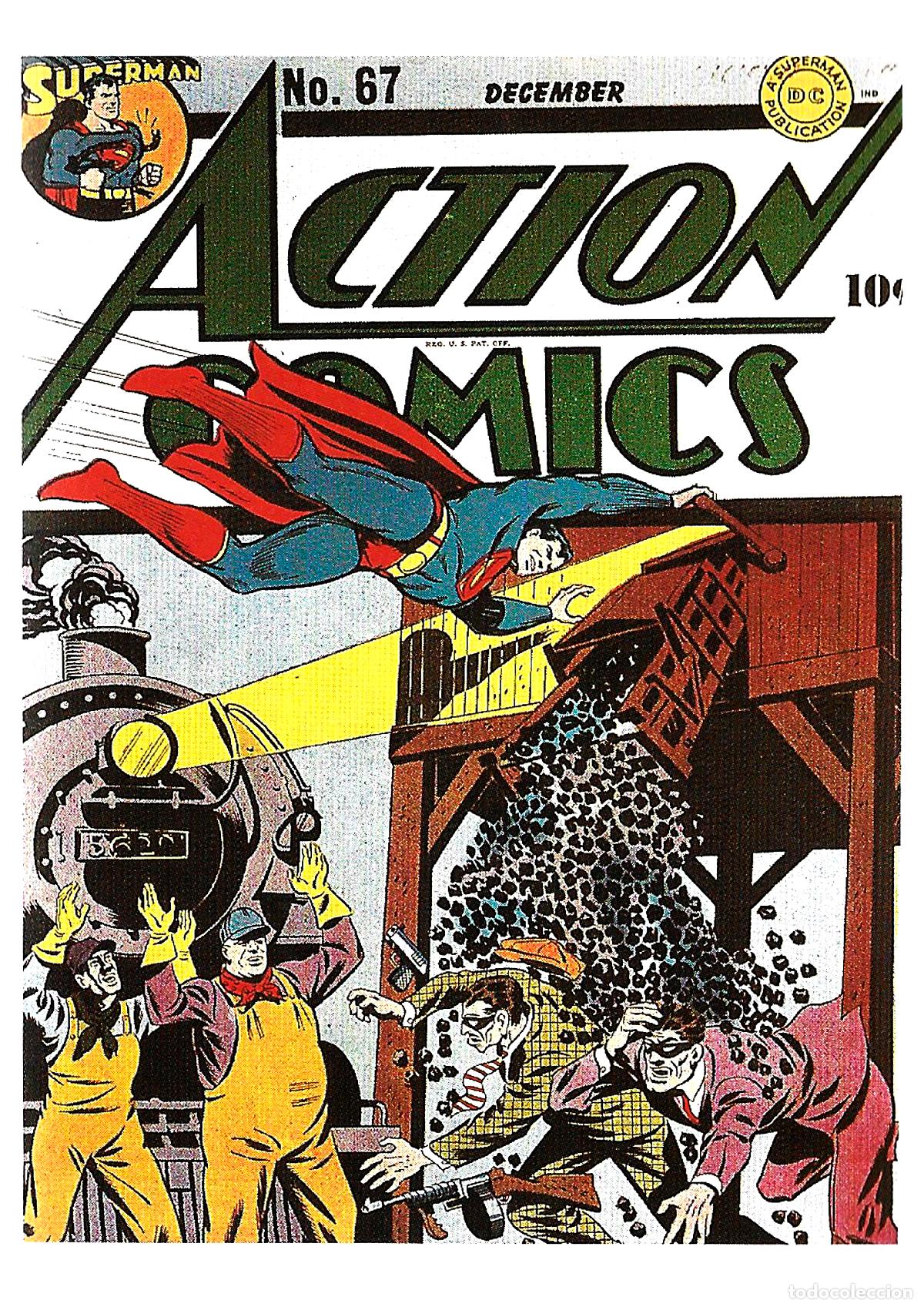 Cine: Poster DIN 4 numero 1693 :Superman numero 67 en ACTION COMICS -
