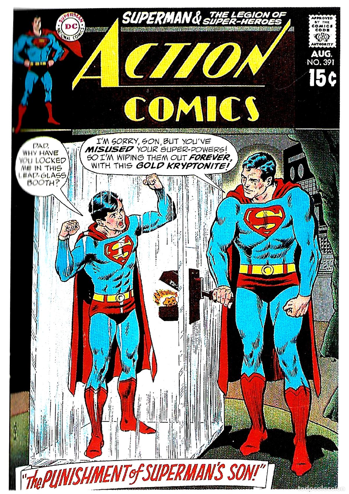Cin&eacute;ma: Poster DIN 4 numero 1666 :Superman numero 391 en ACTION COMICS -