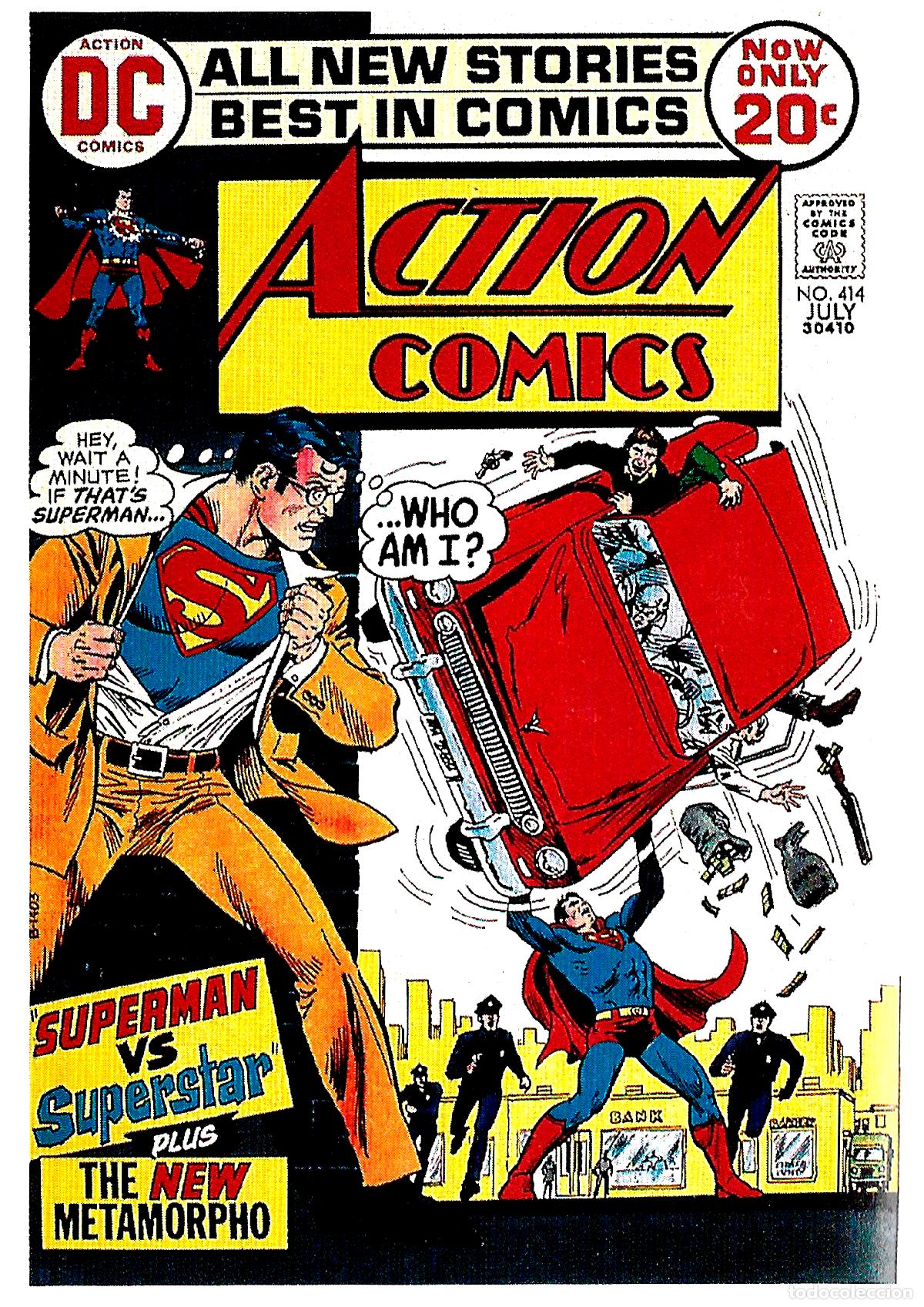 Cine: Poster DIN 4 numero 1669 :Superman numero 414 en ACTION COMICS -