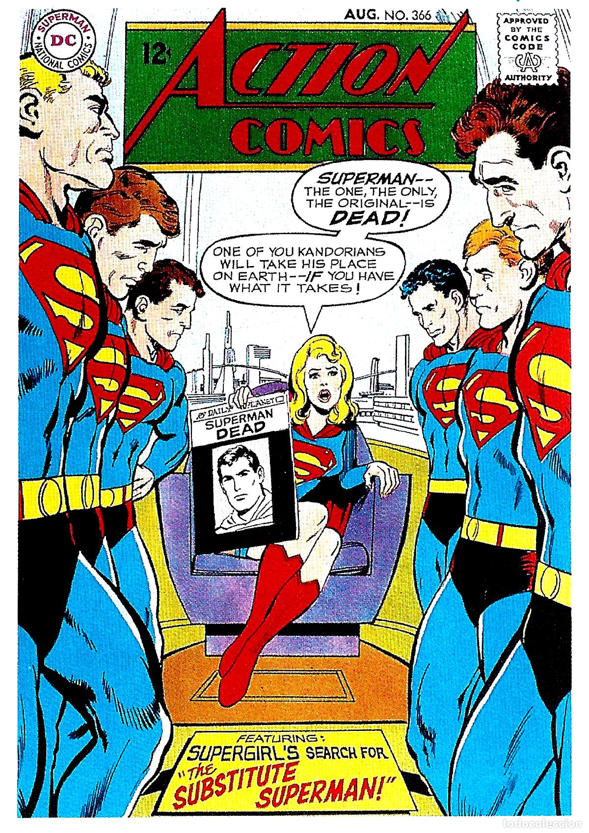 Cine: Poster DIN 4 numero 1660 :Superman numero 366 en ACTION COMICS -