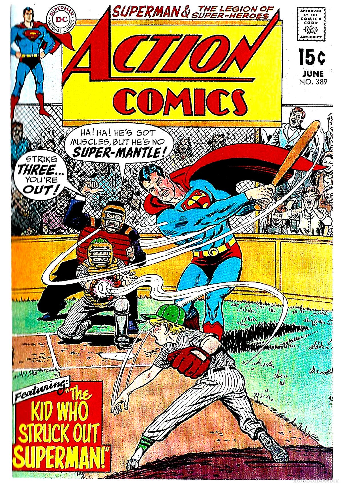 Cine: Poster DIN 4 numero 1668 :Superman numero 389 en ACTION COMICS -